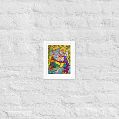 Krisna Mural Framed Poster - Image #3