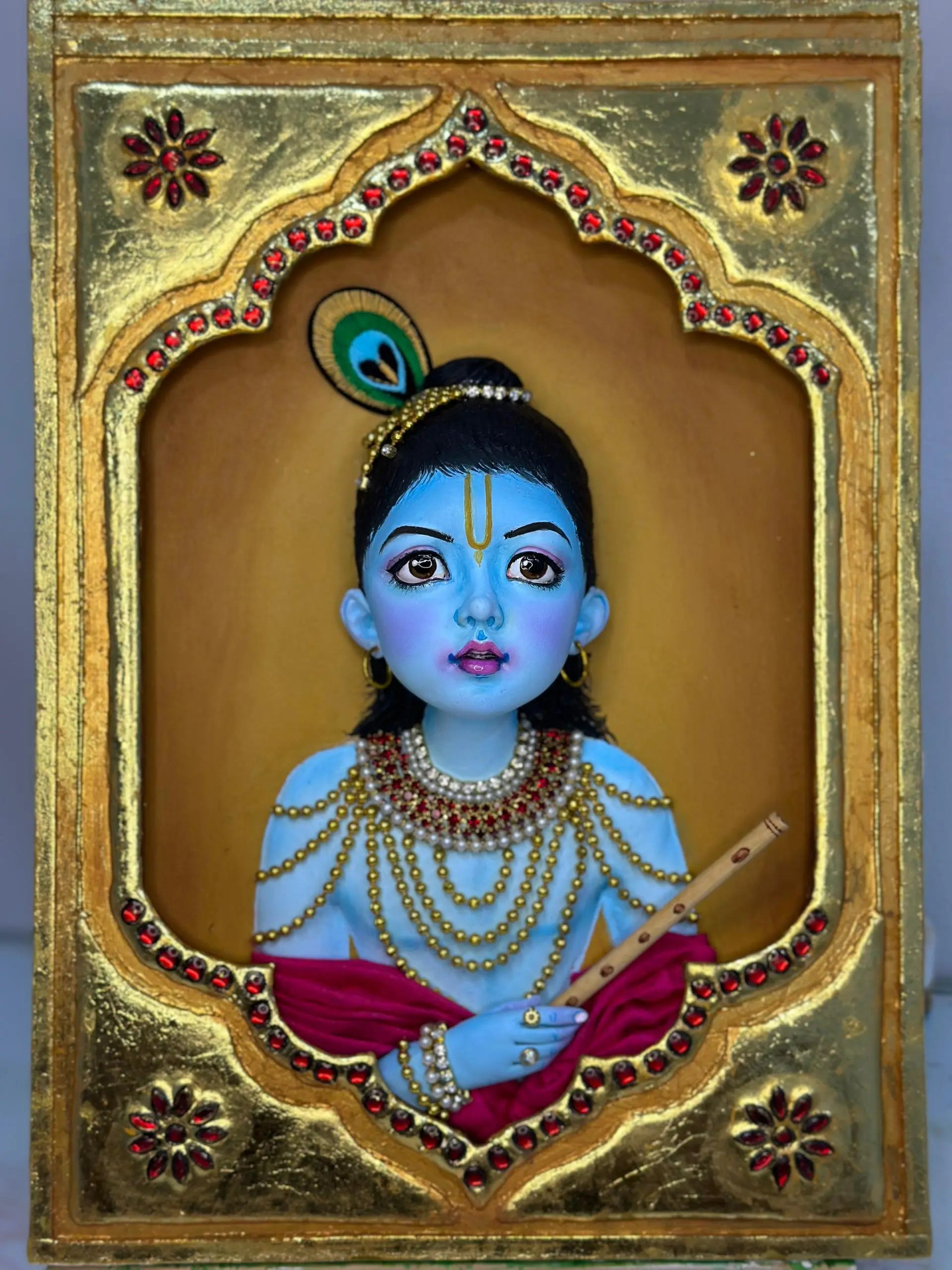 Krishna with Gold Foil - Image #1